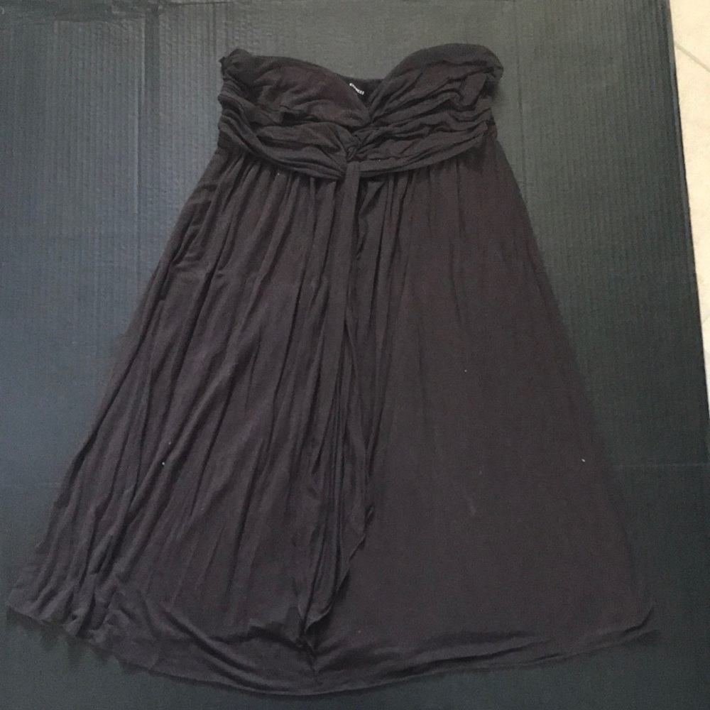 Strapless summer dress